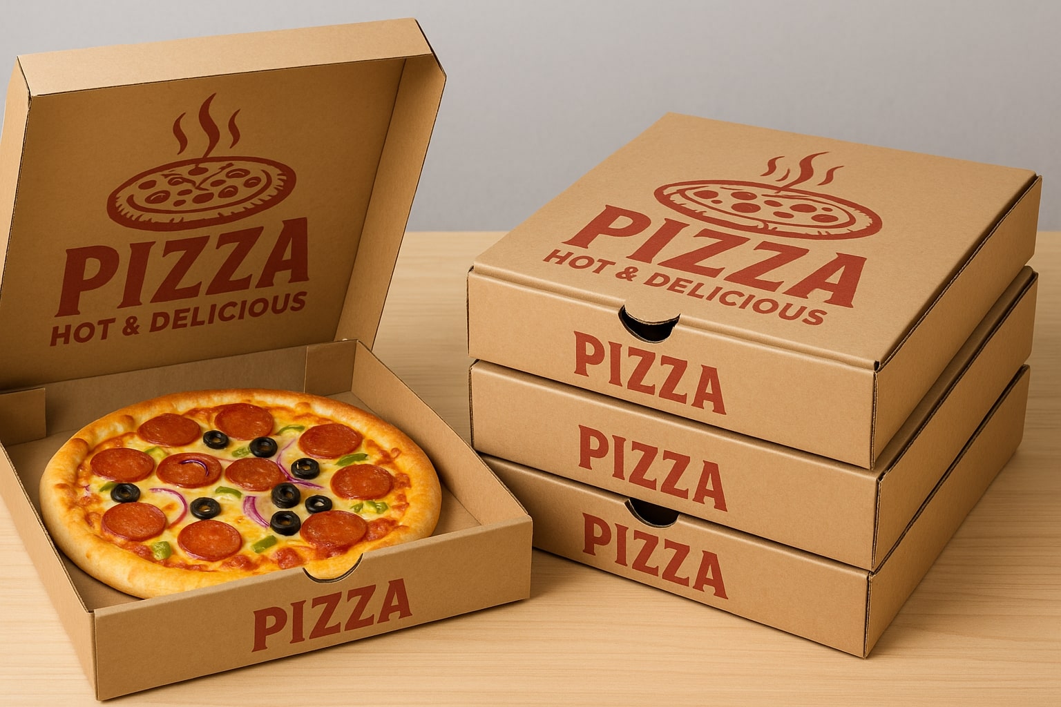 custom pizza boxes no minimum